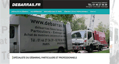 Desktop Screenshot of debarras.fr