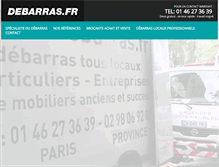 Tablet Screenshot of debarras.fr